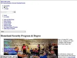 Sites similar to homelandsecurity.eku.edu
