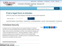 Sites similar to homelandsecurity.uslegal.com
