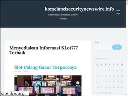 Sites similar to homelandsecuritynewswire.info