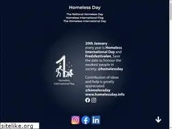 Sites similar to homelessday.info