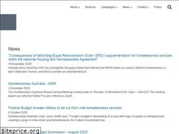 Sites similar to homelessnessaustralia.org.au