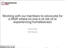 Sites similar to homelessnessnsw.org.au