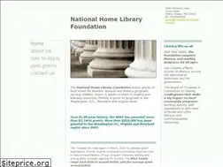 Sites similar to homelibraryfoundation.org