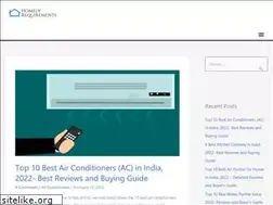 Sites similar to homelyrequirements.in
