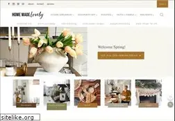 Sites similar to homemadelovely.com