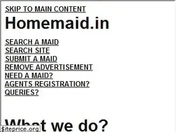 Sites similar to homemaid.in