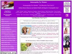 Sites similar to homeopathyforwomen.org