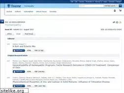 Sites similar to homeopathyjournal.net
