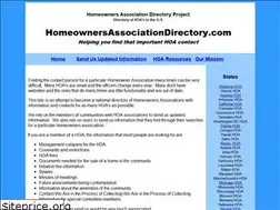 Sites similar to homeownersassociationdirectory.com