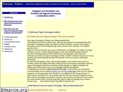 Sites similar to homepageratgeber.de