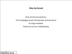 Sites similar to homepages.se.edu