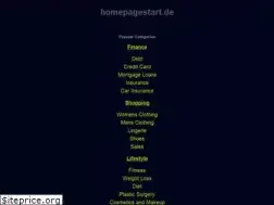 Sites similar to homepagestart.de