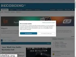 Sites similar to homerecording.de