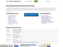 Sites similar to homerecordingconnection.com