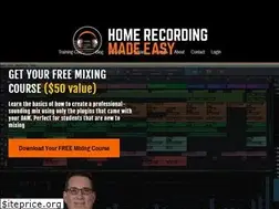 Sites similar to homerecordingmadeeasy.com