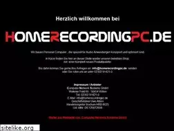 Sites similar to homerecordingpc.de