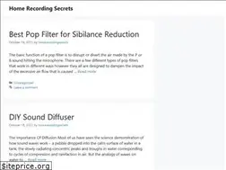 Sites similar to homerecordingsecrets.com