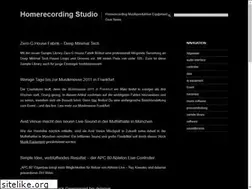 Sites similar to homerecordingstudio.de