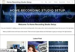 Sites similar to homerecordingstudiosetup.com