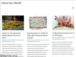 Sites similar to homerecworld.net