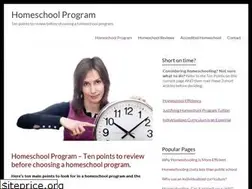 Sites similar to homeschoolprogram.org