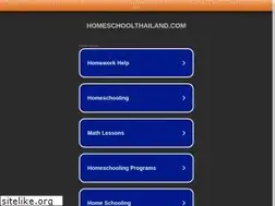 Sites similar to homeschoolthailand.com