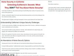 Sites similar to homesecurityca.com