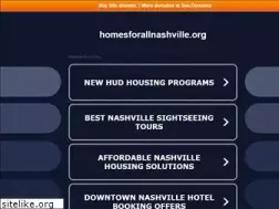 Sites similar to homesforallnashville.org