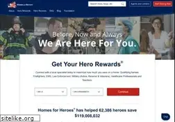 Sites similar to homesforheroes.com