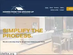 Sites similar to homesfromthegroundup.com