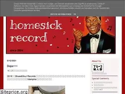 Sites similar to homesick-record.blogspot.com