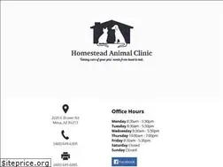Sites similar to homesteadanimalclinic.com