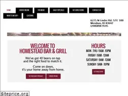 Sites similar to homesteadbarandgrill.com