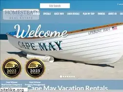 Sites similar to homesteadcapemayrentals.com