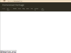 Sites similar to homesteadheritage.com