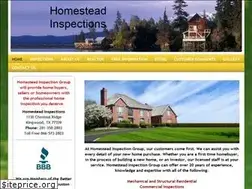 Sites similar to homesteadinspections.org