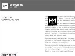 Sites similar to homesteadmanor.com