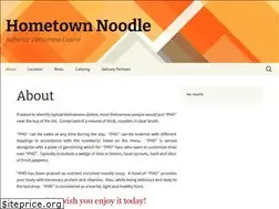 Sites similar to hometownnoodle.com