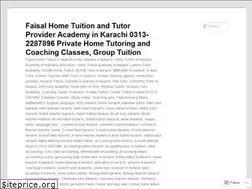 Sites similar to hometuitionkarachi.wordpress.com