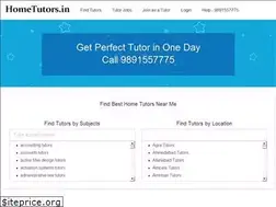 Sites similar to hometutors.in