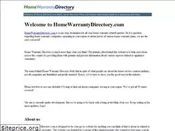 Sites similar to homewarrantydirectory.com