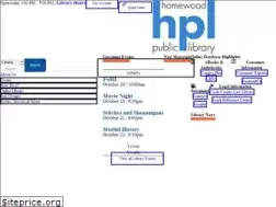 Sites similar to homewoodlibrary.org