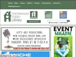 Sites similar to homewoodpubliclibrary.org