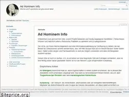 Sites similar to hominem.info