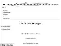 Sites similar to hommages.ch