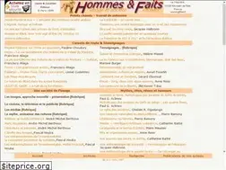 Sites similar to hommes-et-faits.com