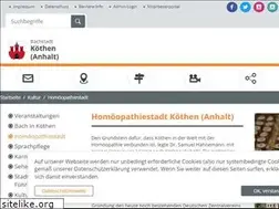 Sites similar to homoeopathie-koethen.de