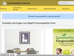 Sites similar to homoeopathie-tiere.de
