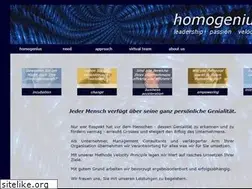 Sites similar to homogenius.ch