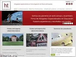 Sites similar to homologaciontitulos.com